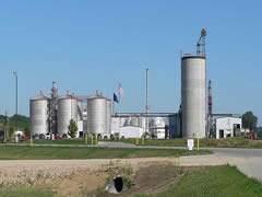 Siouxland Ethanol plant on U.S. Highway 20 west of Jackson, Nebraska