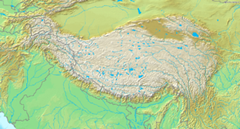 topographic map of Tibetan Pleateau