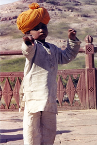 dancing Rajasthani child