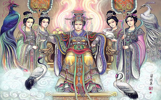 'Queen Mother of the West' by Liang Yuanjiang