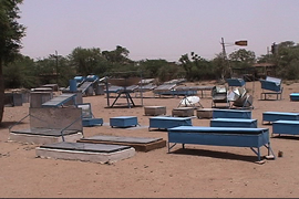 'solar yard' of models at CAZRI